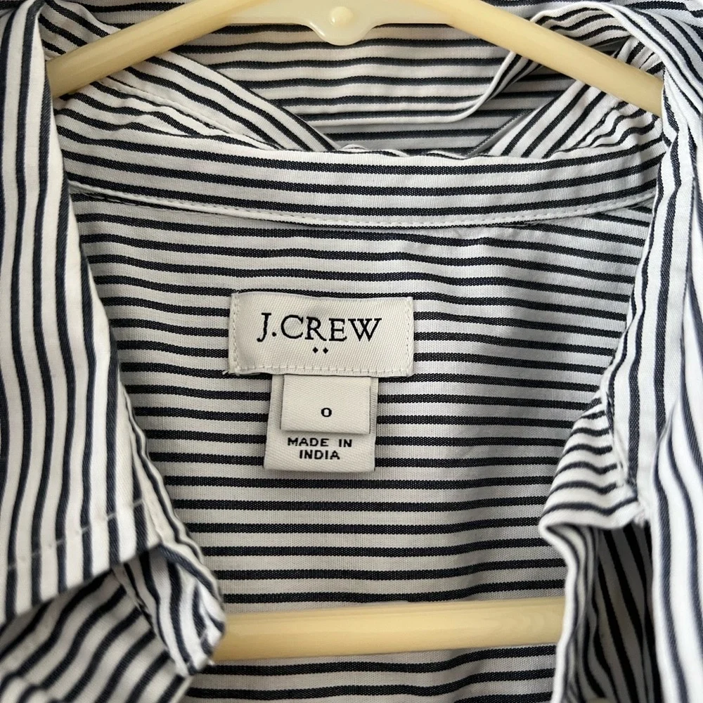 J. Crew crisp striped